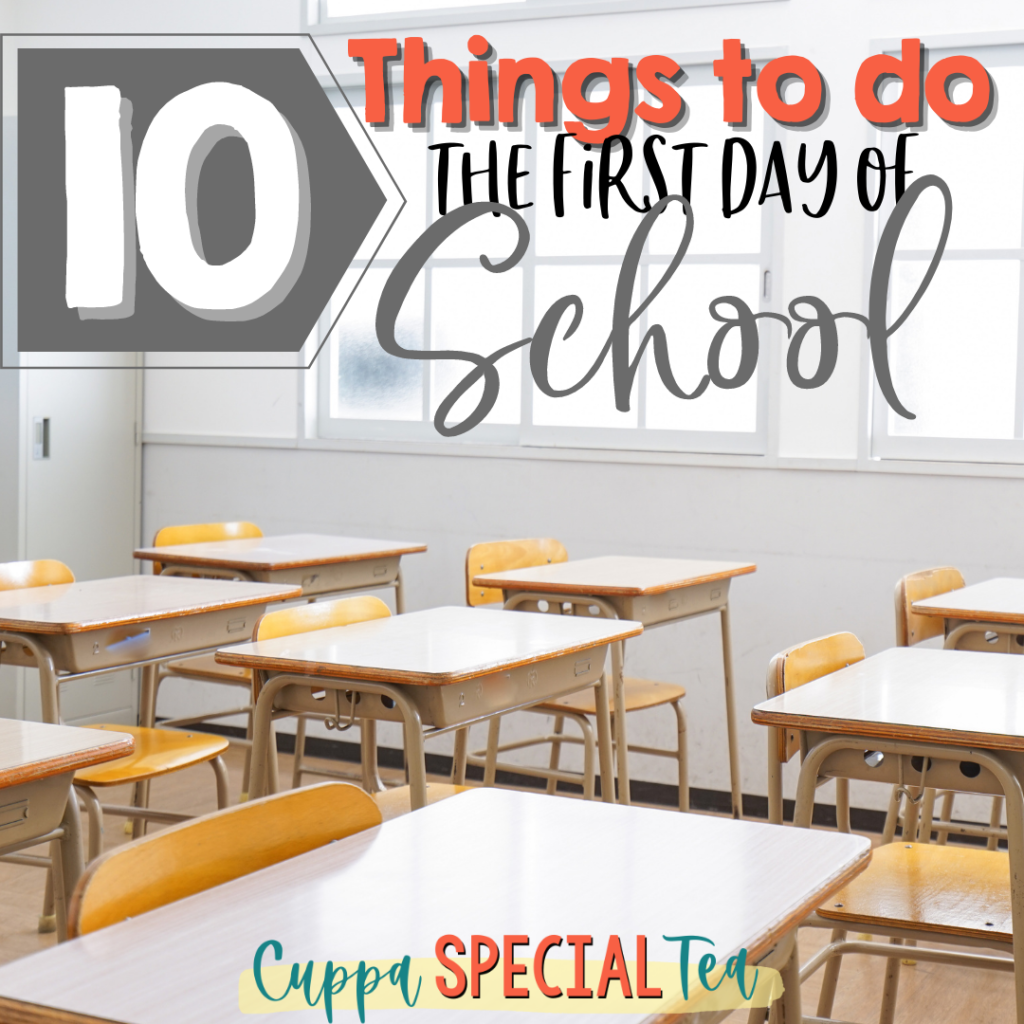 Activities for first day of school